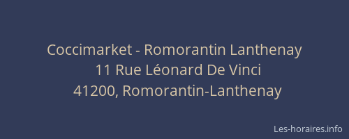 Coccimarket - Romorantin Lanthenay
