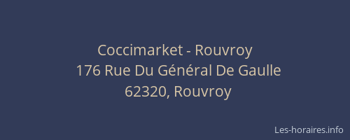 Coccimarket - Rouvroy