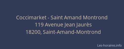 Coccimarket - Saint Amand Montrond