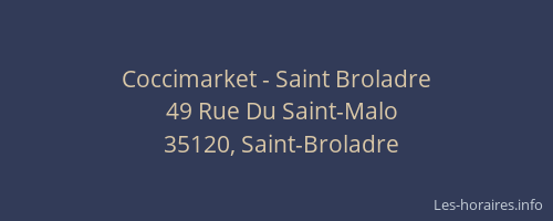 Coccimarket - Saint Broladre
