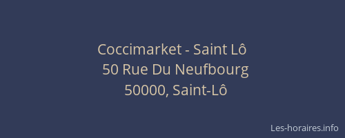 Coccimarket - Saint Lô
