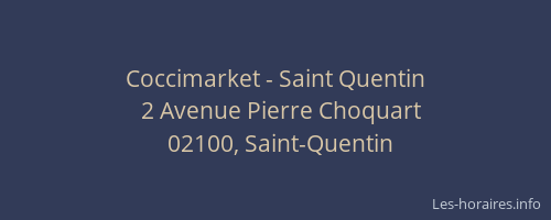 Coccimarket - Saint Quentin