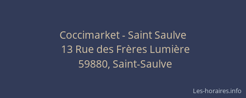 Coccimarket - Saint Saulve