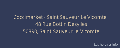 Coccimarket - Saint Sauveur Le Vicomte