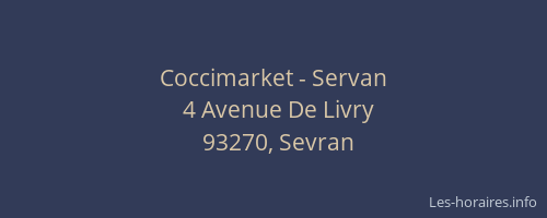 Coccimarket - Servan