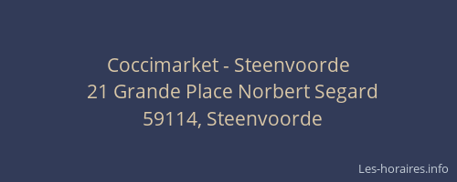 Coccimarket - Steenvoorde