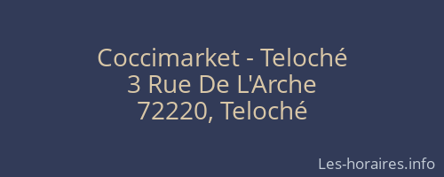 Coccimarket - Teloché