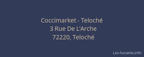 Coccimarket - Teloché