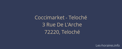 Coccimarket - Teloch&eacute;