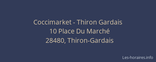 Coccimarket - Thiron Gardais