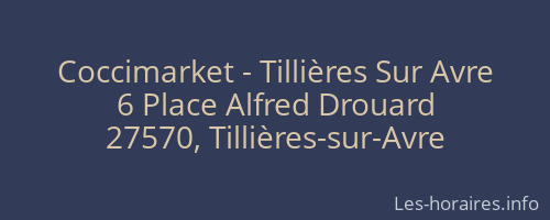 Coccimarket - Tillières Sur Avre