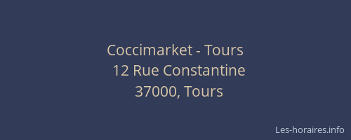 Coccimarket - Tours