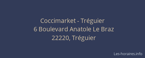 Coccimarket - Tr&eacute;guier