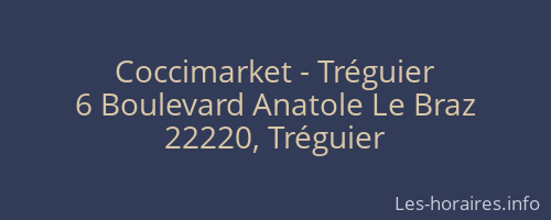 Coccimarket - Tréguier