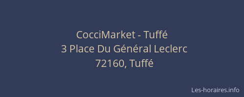CocciMarket - Tuff&eacute;