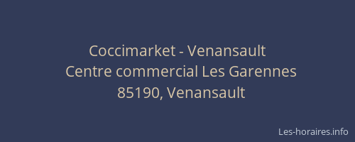 Coccimarket - Venansault