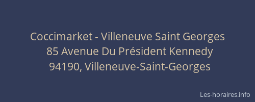 Coccimarket - Villeneuve Saint Georges