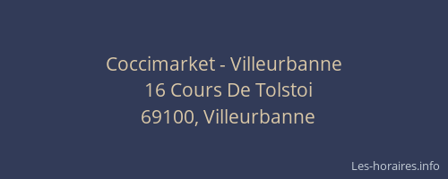 Coccimarket - Villeurbanne