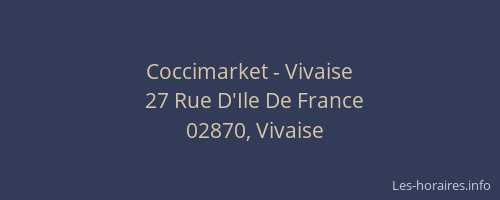Coccimarket - Vivaise