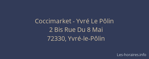 Coccimarket - Yvré Le Pôlin