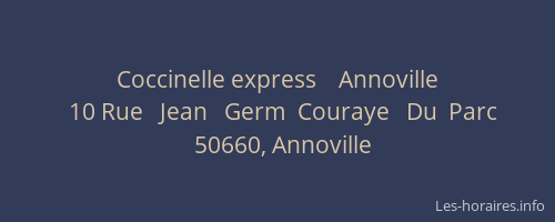Coccinelle express    Annoville
