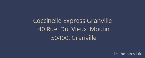 Coccinelle Express Granville