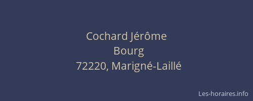 Cochard Jérôme