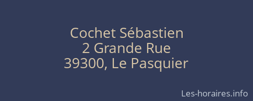 Cochet Sébastien