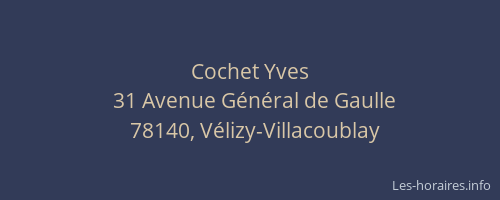 Cochet Yves