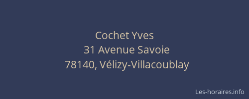 Cochet Yves