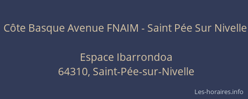 C&ocirc;te Basque Avenue FNAIM - Saint P&eacute;e Sur Nivelle