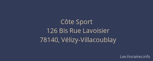 Côte Sport