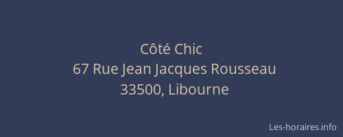 Côté Chic