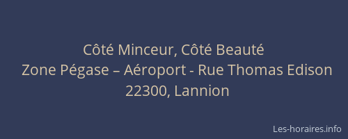 Côté Minceur, Côté Beauté