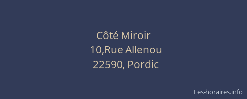 Côté Miroir
