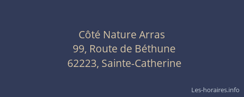 Côté Nature Arras