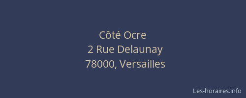 Côté Ocre