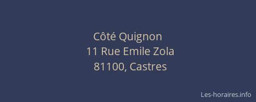 Côté Quignon