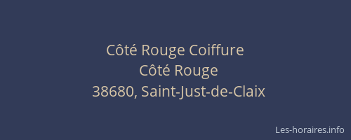 Côté Rouge Coiffure