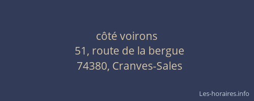 c&ocirc;t&eacute; voirons