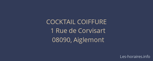 COCKTAIL COIFFURE