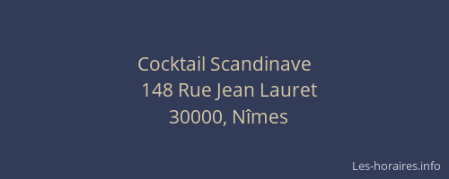 Cocktail Scandinave