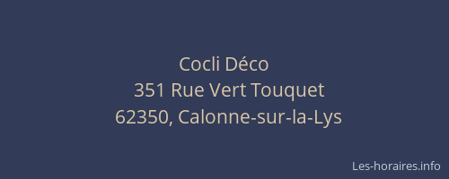 Cocli D&eacute;co