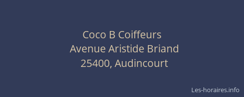Coco B Coiffeurs