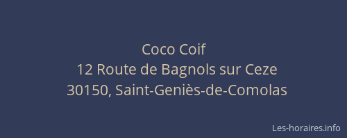 Coco Coif