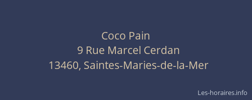 Coco Pain