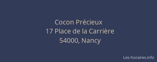 Cocon Précieux