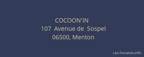 COCOON'IN