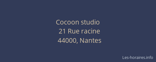 Cocoon studio