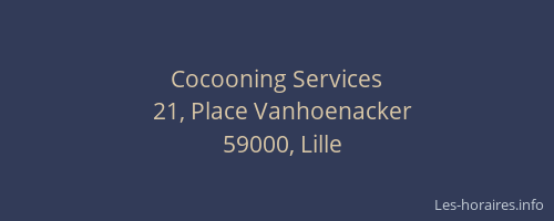 Cocooning Services